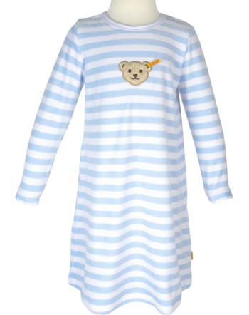 Steiff Nachthemd Nicki BASIC gestreift baby blue 0006578-3023