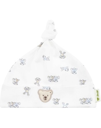 Steiff Hat BABY WELLNESS made of cotton - Bright White
