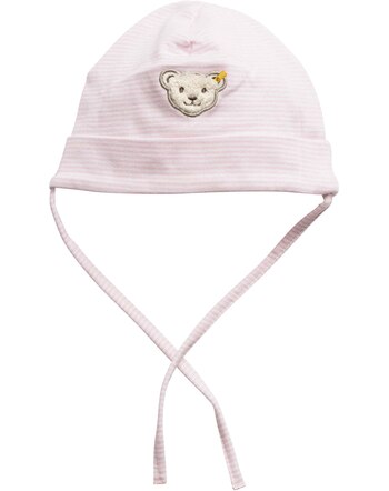 Steiff Baby-Mütze m.Bindeband BASIC ballerina