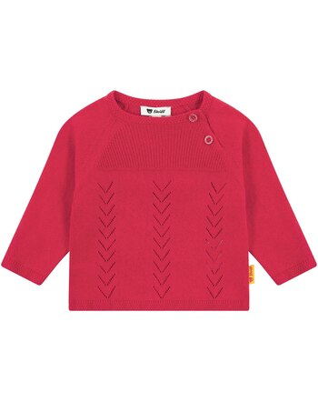 Steiff Baby-Strick-Pullover aus Baumwolle und Kaschmir - Jester Red