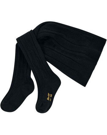 Steiff Baby-Strumpfhose aus Baumwolle mit Schneeflocken - Steiff Navy