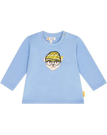 Steiff Baby-Sweatshirt aus Baumwolle PAWERFUL - Della Robbia Blue