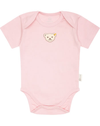 Steiff Bodysuit short sleeve BASIC BABY WELLNESS silver pink