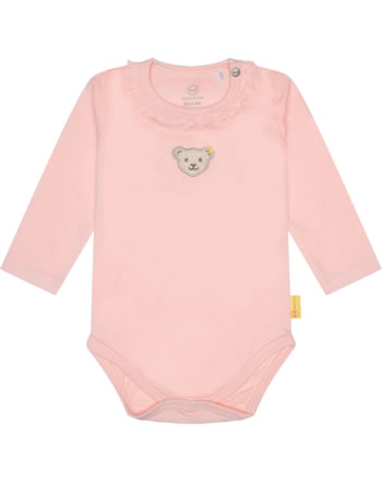 Steiff Bodysuit long sleeve JUNGLE FEELING Baby Girls seashell pink