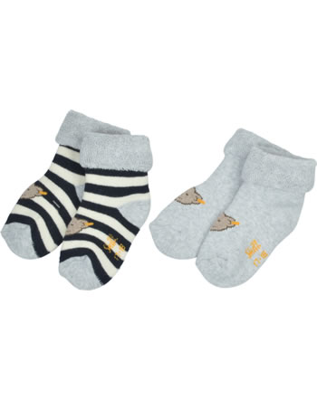 Steiff Frottee-Baby-Socken 2er Pack steiff navy 2211605-3032