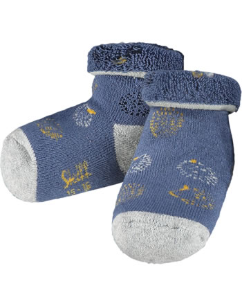 Steiff Frottee-Baby-Socken bijou blue 2121905-6066