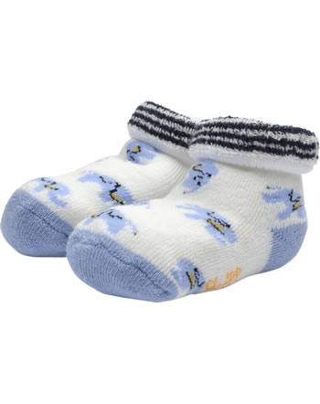 Steiff Frottee-Baby-Socken chambray blue