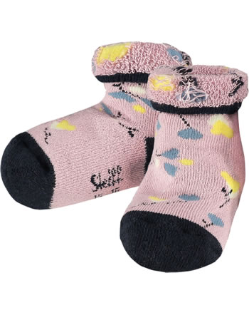 Steiff Frottee-Baby-Socken pink nectar 2121908-3035