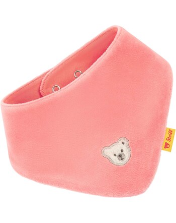 Steiff Halstuch-Wendbar aus Nicki Velour - Peach Blossom