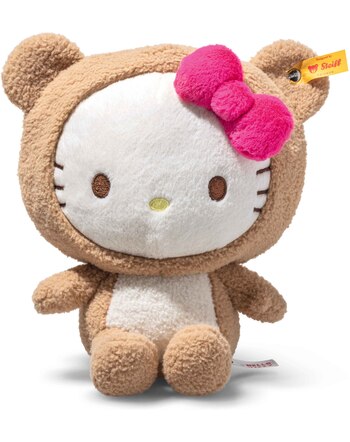 Steiff Hello-Kitty im Teddybärenkostüm 20 cm - Braun