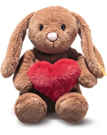 Steiff Hoppie-Hase 'Love' 16 cm - Braun
