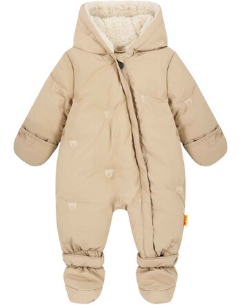 Steiff Baby-Schneeanzug mit Kapuze und Teddymotiven - Sesame