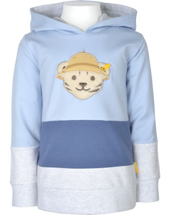 Steiff Kapuzen-Sweatshirt WILD AT HEART Mini Boys chambray blue 2211125-6035