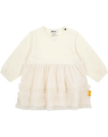 Steiff Kleid aus Baumwolle mit Tüllrock und Druckknopf - Eggnog