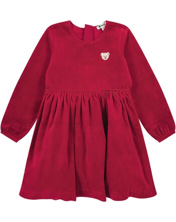 Steiff Kleid aus Nicky-Velours - Jester Red