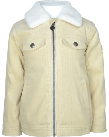 Steiff Corduroy jacket with plush collar PAWERFUL Mini Boys brown rice