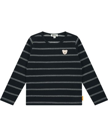 Steiff Langarmshirt aus Baumwolle im Streifendesign - Steiff Navy