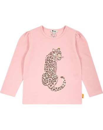Steiff Langarmshirt aus Baumwolle mit Leopard - Poignant Pink