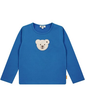 Steiff Langarmshirt aus Baumwolle mit Quietsche-Bär - Star Sapphire