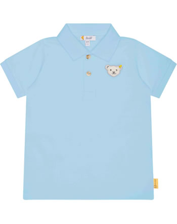 Steiff Polo Shirt short sleeve Mini Boys cerulean