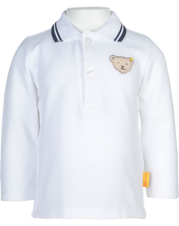 Steiff Polo-Shirt long sleeve SPECIAL DAY Baby Boys bright white 21254-1000