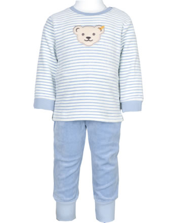 Steiff Set pants+sweatshirt BASIC BABY WELLNESS celestial blue 30014-6073 GOTS