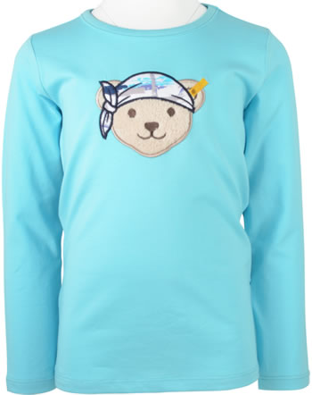 Steiff Shirt Langarm HAPPY HIPPO Mini Boys blue topaz