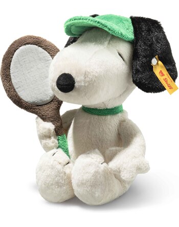Steiff Snoopy mit Tennisschläger 22 cm