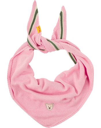 Steiff Strick-Dreieckstuch aus Bio-Baumwolle - Poignant Pink