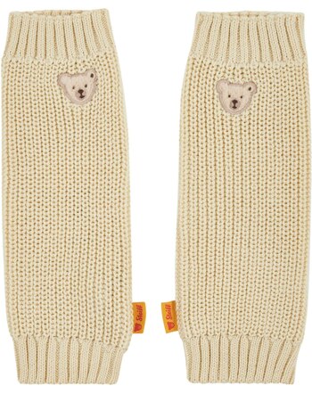 Steiff Strick-Stulpen aus 100% Baumwolle - Eggnog