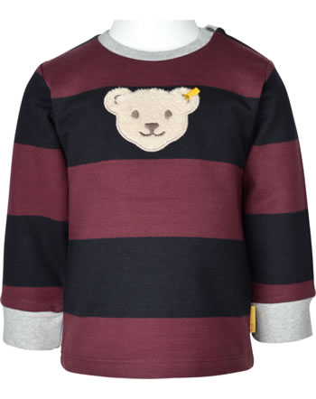 Steiff Sweatshirt YEAR OF THE TEDDY BEAR Baby Boys burgundy