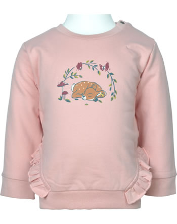 Steiff Sweatshirt ENCHANTED FOREST Baby Girls silver pink