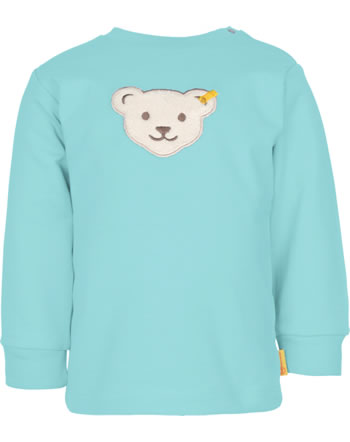 Steiff Sweatshirt HAPPY HIPPO Baby Boys blue topaz