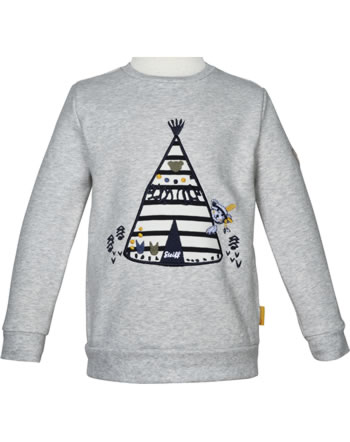 Steiff Sweatshirt INDI BEAR Mini Boys soft grey melange 2022105-9007