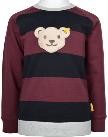 Steiff Sweatshirt squeaker Boys YEAR OF THE TEDDY BEAR burgundy