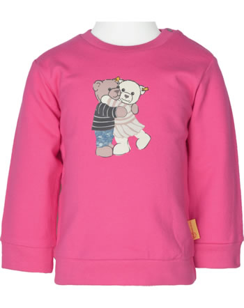 Steiff Sweatshirt YEAR OF THE TEDDY BEAR Baby Girls raspberry