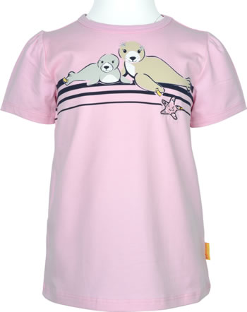 Steiff T-Shirt Kurzarm BEACH PLEASE Mini Girls sweet lilac 2212228-7421