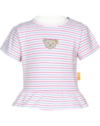Steiff T-Shirt Kurzarm BEAR AND CHERRY barely pink 2013233-2560