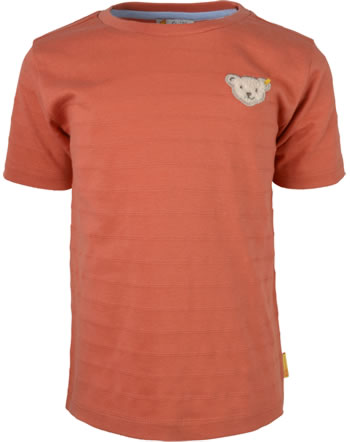 Steiff T-Shirt Kurzarm CATCHER Mini Boys apricot brandy