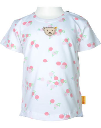 Steiff T-Shirt Kurzarm GARDEN PARTY Baby Girls bright white 2213433-1000