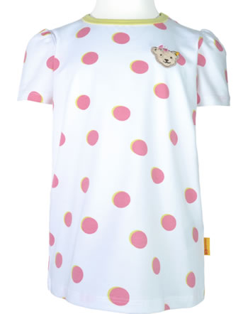 Steiff T-Shirt Kurzarm GARDEN PARTY Mini Girls bright white 2213204-1000