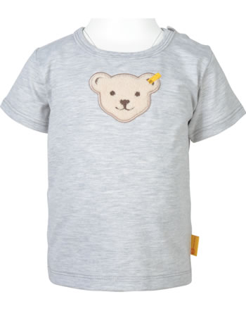 Steiff T-Shirt Kurzarm HAPPY HIPPO Baby Boys nimbus cloud