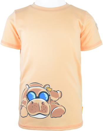 Steiff T-Shirt Kurzarm HAPPY HIPPO Mini Boys peach fuzz