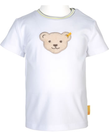 Steiff T-Shirt Kurzarm ROARSOME Baby Boys bright white 2213336-1000