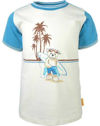 Steiff T-Shirt Kurzarm SURFING Mini Boys mediterranian blue