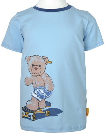Steiff T-Shirt Kurzarm VENICE BEACH Mini Boys cerulean