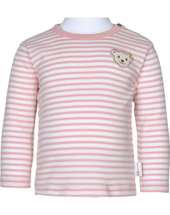Steiff T-Shirt long sleeve BASIC BABY WELLNESS silver pink 30010-3015 GOTS