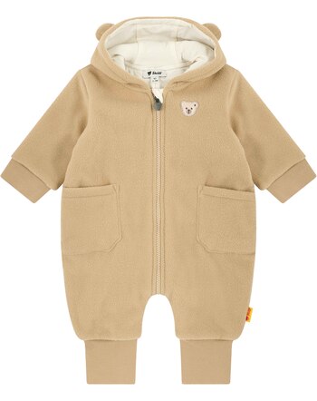 Steiff Teddy-Strampler mit Kapuze - Sesame