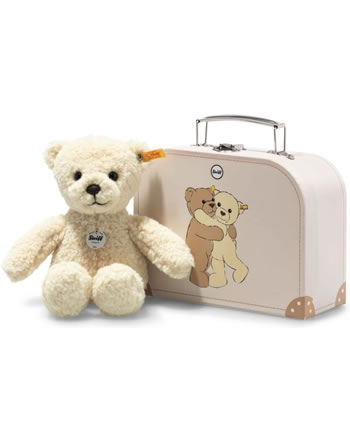Steiff Teddy Bear Mila in suitcase 21 cm vanille 114038