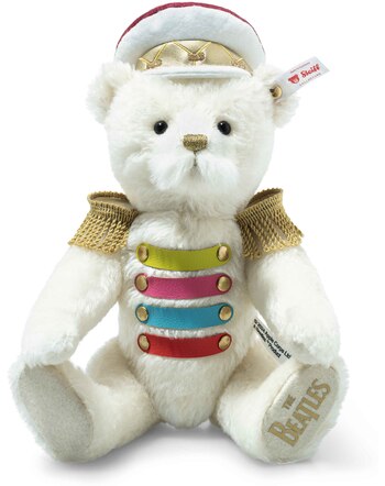 Steiff Teddy bear Sergeant Pepper 30 cm RMS Mohair - white